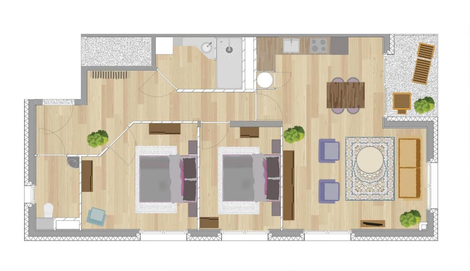 Residence Meri-Bellecombe Brides-les-Bains Dış mekan fotoğraf